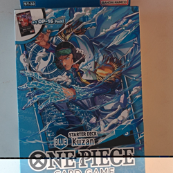 Bandai Namco One Piece Card Game Starter Deck Blue Kuzan ST-33 + OP-16 Pack - Image 1