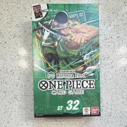 Bandai One Piece Card Game Zoro Starter Deck ST-32 English + OP-16 Pack - Image 1