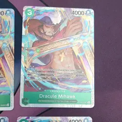 Dracule Mihawk ST12-003 Green Foil Parallel Lot 4 EN Bandai One Piece Card Game - Image 5