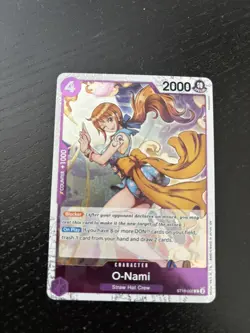 One Piece Card Game - Nami ST18-002 C Holo Foil (PRB02) - English Pack Fresh - Image 1