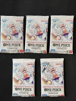 5x OP05 Awakening Of The New Era Booster Pack - English - Sealed - One Piece TCG - Image 1