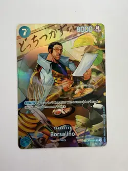 Bandai One Piece Card Game Borsalino OP05-051 SP Parallel Foil JP 8000 - Image 1