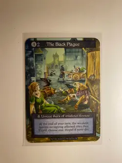 The Black Plague - Unique Non Foil - Arthurian Legends - Sorcery Contested Realm - Image 1