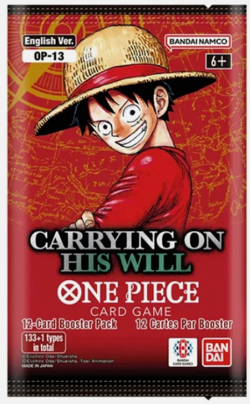 One Piece | OP-13 | Carrying on His Will | Booster Pack | New | Sealed | English - Image 1