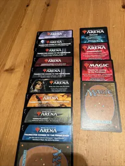 ***MTG MAGIC ARENA CODES LOT***12 Total Codes Boosters/rewards/decks - Image 1