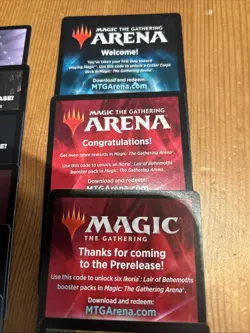 ***MTG MAGIC ARENA CODES LOT***12 Total Codes Boosters/rewards/decks - Image 2