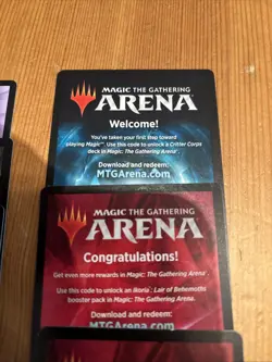 ***MTG MAGIC ARENA CODES LOT***12 Total Codes Boosters/rewards/decks - Image 3
