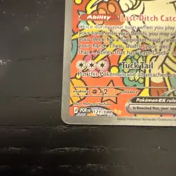 Pokemon Meowth ex 121/088 Me03 Perfect Order Full Art Special Illustration Rare - Image 3