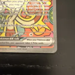 Pokemon Meowth ex 121/088 Me03 Perfect Order Full Art Special Illustration Rare - Image 4