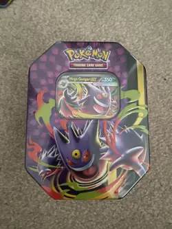 Pokemon TCG -Mega Moonlit Tin Mega Gengar EX - New & Sealed - Image 1