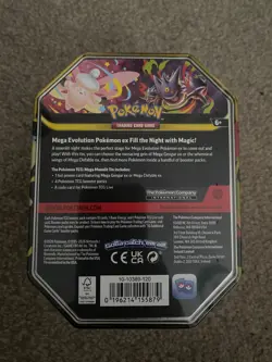 Pokemon TCG -Mega Moonlit Tin Mega Gengar EX - New & Sealed - Image 2
