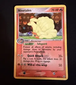 Pokemon TCG Ninetales 22/101 Hidden Legends Reverse Holo Rare English 70 HP - Image 1