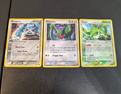 Metagross Rayquaza Flygon Pokemon TCG 3-Card Lot - Holon Phantoms Delta - LP - Image 1
