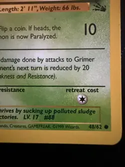 Pokemon Grimer Card Lot Fossil Team Rocket WOTC Vintage Unlimited x4 - Image 4