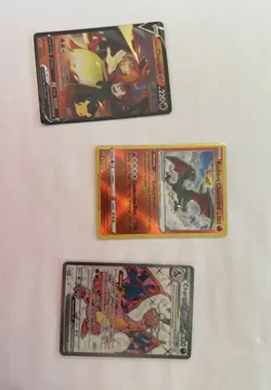 TCG Pokemon 3 - Card Charizard Lot - Image 1