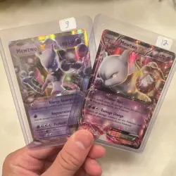 Mewtwo EX Holo 2-Card Lot 54/99, XY107 XY Set Pokemon TCG English - Image 1