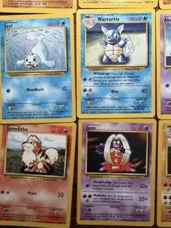 Lot of (33) Pokemon Base Set Card Lot Unlimited Uncommon Common MP-NM - Image 2