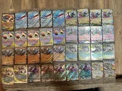 Pokemon TCG 72 Card EX Mixed Lot of JT, PO, PB, AH, CR, Prismatic, DR. - Image 1