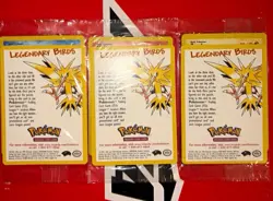 Pokemon TCG Vintage 1999 WOTC English Promo 3-Card Lot Legendary Birds - Image 1
