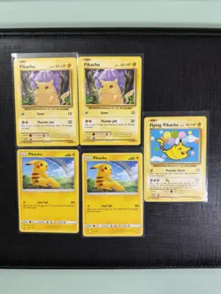 Pikachu Pokemon TCG 6-Card Lot English Promo XY Evolutions Shining Legends - Image 1