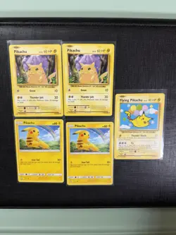 Pikachu Pokemon TCG 6-Card Lot English Promo XY Evolutions Shining Legends - Image 3