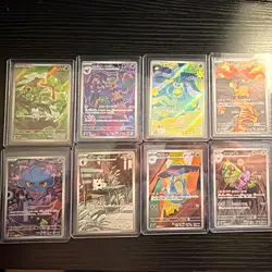 Pokemon TCG Japanese M2a AR Holo 8-card lot incl. 196/193 198/193 202/193 - Image 1