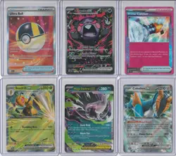 POKEMON CARD LOT PITCH Ultra Ball Prime Catcher BLACK RARE Morpeko ex 117/084 - Image 1
