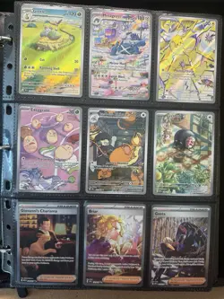 Pokemon binder IR, Full Art, Promo, Holo, Secret Rare, EX, Shiny, Vstar card lot - Image 1