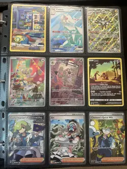 Pokemon binder IR, Full Art, Promo, Holo, Secret Rare, EX, Shiny, Vstar card lot - Image 3