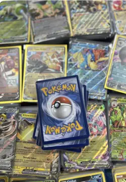 9 Pokemon Card Bulk Lot - 2x Ultra Rare GUARANTEED + Booster Pack + God pack - Image 1