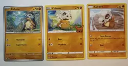 Cubone 3 Card Lot ~Cute cards~ Pokemon TCG - perfect for Cubone collectors - Image 1