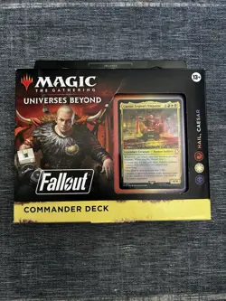 MTG Fallout HAIL, CAESAR Universes Beyond COMMANDER DECK sealed collector pack - Image 1