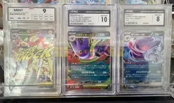 9 Graded Pokemon Card Lot CGC 10 AGS 10 NXR 10 Mega Gengar Venusaur Glaceon - Image 2