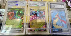 9 Graded Pokemon Card Lot CGC 10 AGS 10 NXR 10 Mega Gengar Venusaur Glaceon - Image 3