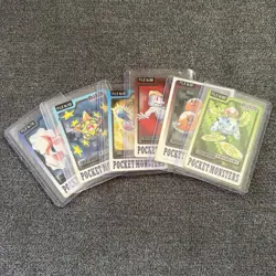 Pokemon TCG File Pocket Monsters 5 Card Lot JP Vintage - Image 1