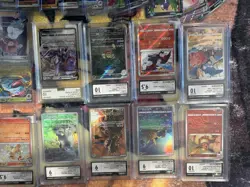 Pokemon 49 CARD LOT 9 SLABS TON OF SR,AR,CHR,RRR,PROMOS 2 STAR 3 STAR CARDS - Image 2