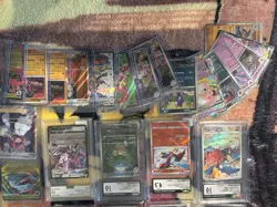 Pokemon 49 CARD LOT 9 SLABS TON OF SR,AR,CHR,RRR,PROMOS 2 STAR 3 STAR CARDS - Image 4
