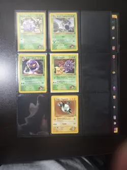 Vintage Pokemon Card Collection Lot/Binder Pages Base Gym Challenge NM-MP - Image 4