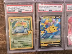 Pokemon PSA Graded 12 x card lot All 9’s Pikachu Lucario Eevee Venusaur Ducklett - Image 2