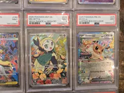 Pokemon PSA Graded 12 x card lot All 9’s Pikachu Lucario Eevee Venusaur Ducklett - Image 4