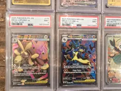 Pokemon PSA Graded 12 x card lot All 9’s Pikachu Lucario Eevee Venusaur Ducklett - Image 5