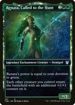 1x Renata, Called to the Hunt - NM Foil Showcase - Theros : Beyond Death - Image 1