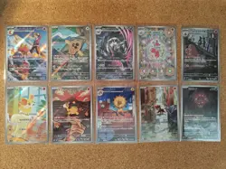 Pokemon TCG Japanese Art Rare (AR) - 10 Card Bundle, Lot #2 - Image 1