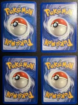 Pokemon TCG Cyndaquil Quilava Typhlosion Evolution Family - 4 Card Lot - LP - Image 2
