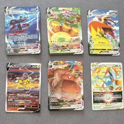 Pokemon TCG Silver Tempest 6-Card Lot V/VMAX/VSTAR Lugia Raikou Inteleon - Image 1
