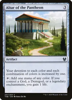 1 x Altar of the Pantheon - NM MTG Foil - Theros Beyond Death - Image 1