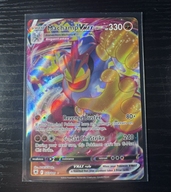 Pokemon TCG: Astral Radiance Machamp VMAX 073/189 Full Art Ultra Rare Holo - Image 1