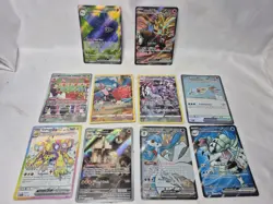 Pokemon Card Lot of 10 ULTRA RARES Full Art EX GX V ETC. RANDOM Sets NM/LP #11 - Image 2