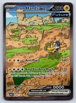 Iron Hands ex 248/182 Special Illustration Rare Paradox Rift Pokemon Near Mint - Image 1
