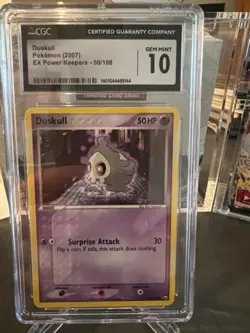 Duskull Ex Power Keepers 50/108 2007 CGC 10 GEM MINT Pokemon 2007 - Image 1